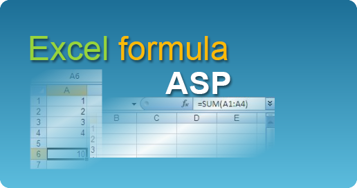 easyXLS export excel formula asp