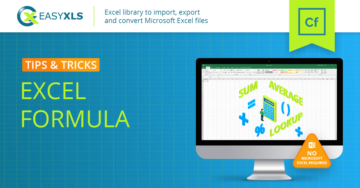 easyXLS excel export formula coldfusion