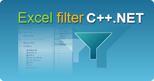 easyXLS excel apply filter export cppnet