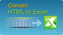 easyxls convert html excel