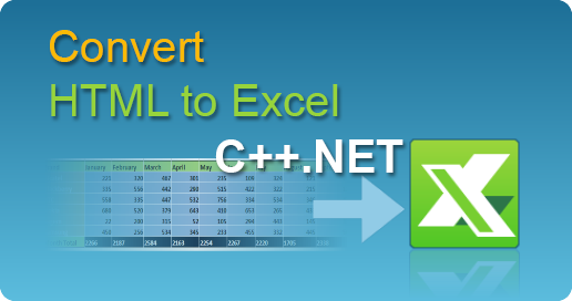 easyXLS convert html excel cppnet