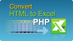 easyXLS convert html excel php