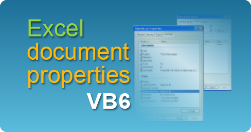 easyXLS excel document summary information vb6