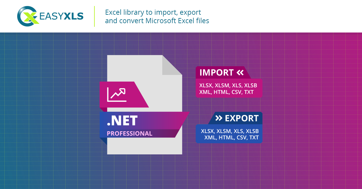 easyXLS excel import export convert dotnet