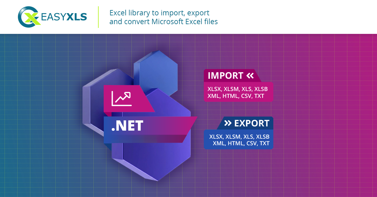 easyXLS excel export import convert .net