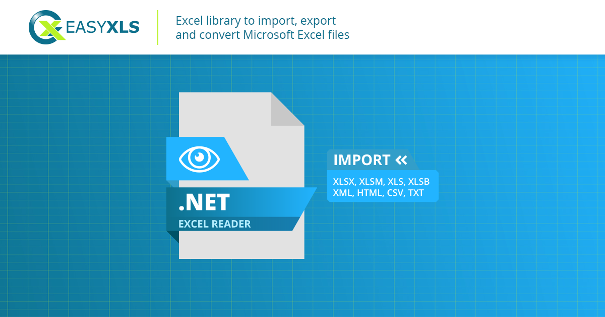 easyXLS excel import read c# vb.net c++.net asp.net