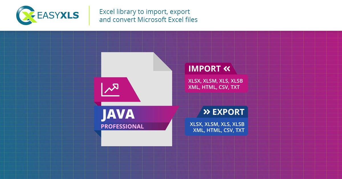 easyXLS excel import export convert java