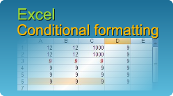 excel conditional formatting