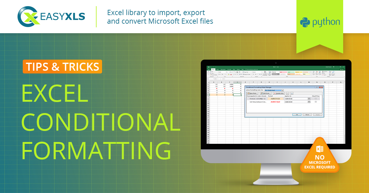 easyXLS excel conditional formatting python