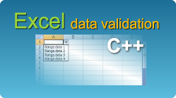 easyXLS excel data validation c++