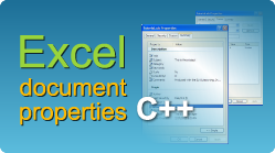 easyXLS excel export document summary information properties c++
