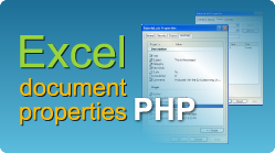 easyxls export excel document properties php