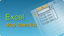 excel drop down list