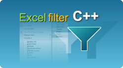 easyXLS excel filter autofilter c++
