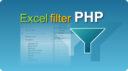easyxls export excel auto filter php