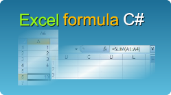 excel formula write export c#