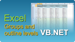 easyXLS export excel group vbnet