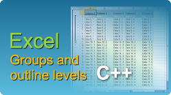 easyXLS excel group c++