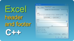 easyXLS excel header footer c++