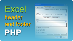 easyxls export excel header footer php