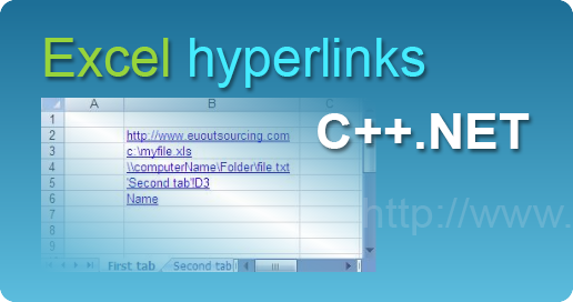 easyXLS excel hyperlink export cppnet