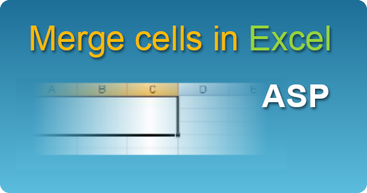 easyXLS export excel merge cells asp