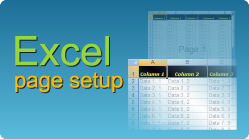 excel page setup