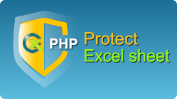 easyxls excel protect sheet php
