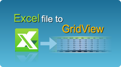Import Excel to GridView in C# or VB.NET