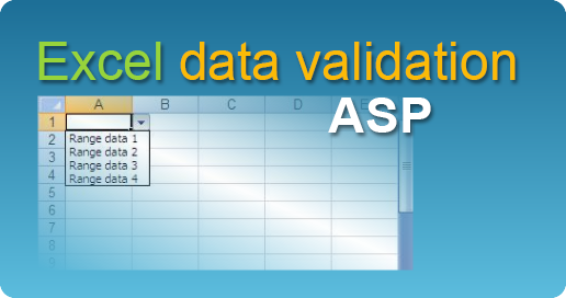 easyXLS export excel data validation asp