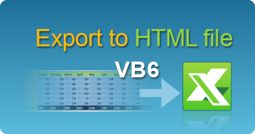 easyXLS excel export html vb6