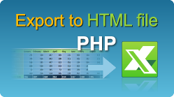 easyxls export excel html php