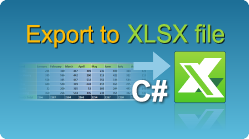 Export data to XLSX file in C#