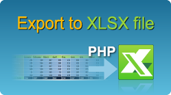 excel export data xlsx php