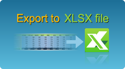 Export data to XLSX file in .NET or Java