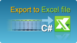 Export data to Excel file with formatting in C#