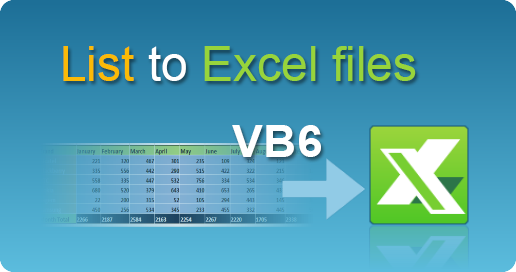 easyXLS export list excel vb6