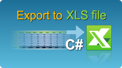 Export data to XLS file in C#