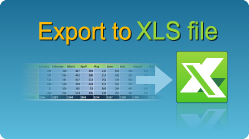 export data to xls file