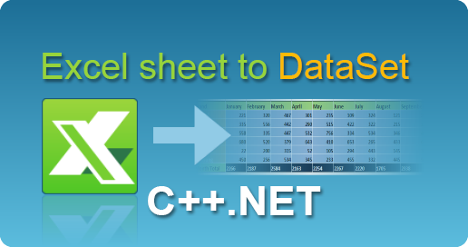 easyXLS excel sheet import dataset cppnet
