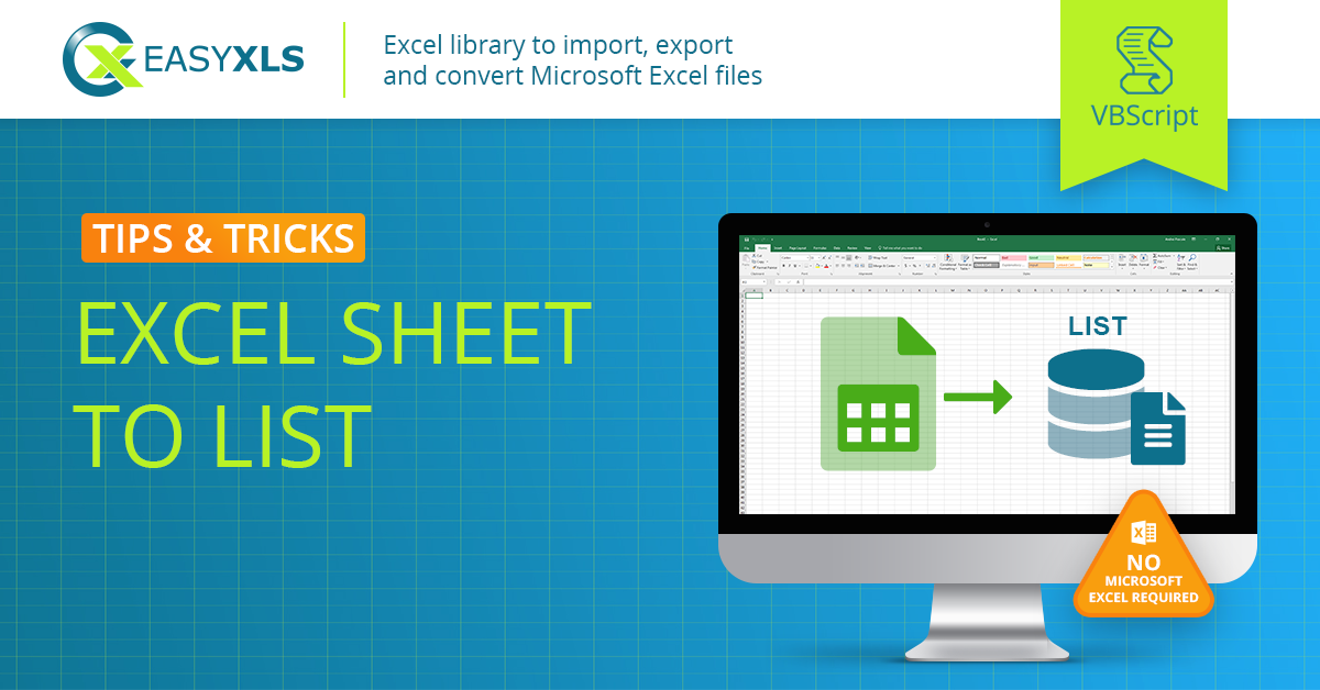 easyXLS import excel sheet list vbs