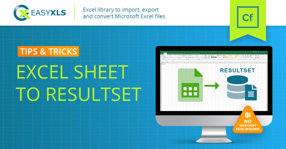 easyXLS import excel sheet resultset coldfusion