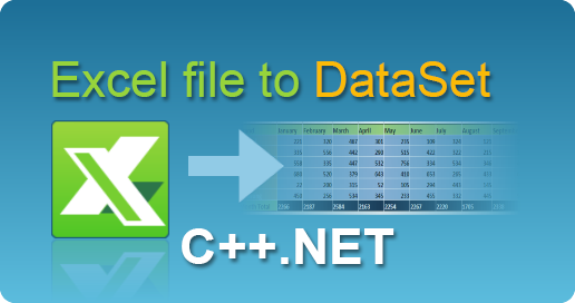 easyXLS excel import dataset cppnet