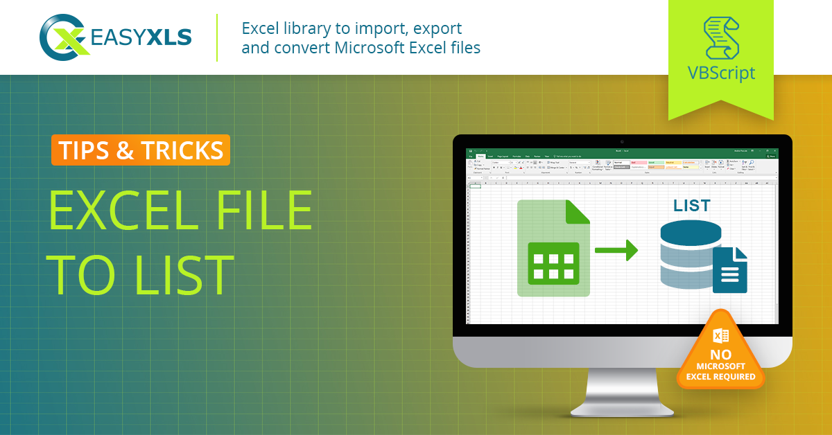 easyXLS import excel list vbs