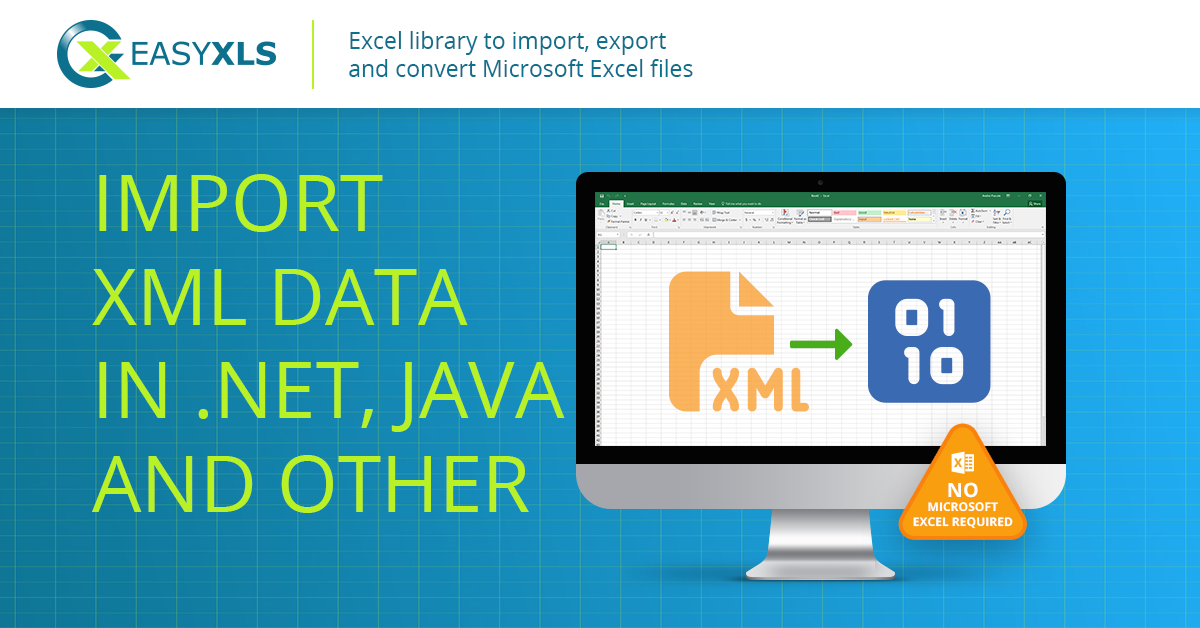 easyXLS excel import xml c# vb.net java