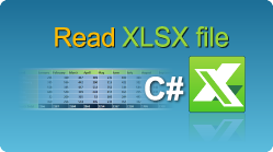 Read XLSX file in C#